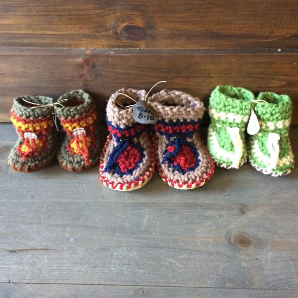 HIPPERS crochet slippers (6-12 months)