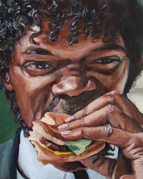Jules Eats a Big Kahuna Burger