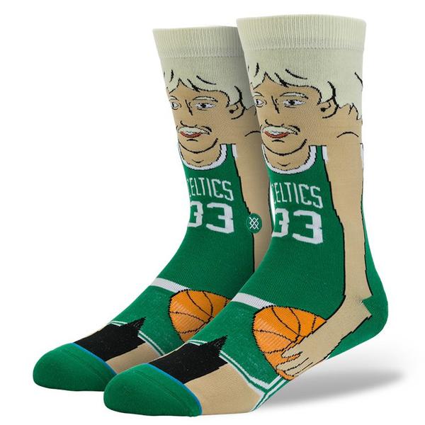 Larry Bird Cartoon Socks (Size L 9-12)