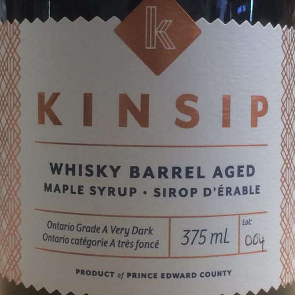 Kinsip Whisky Barrel Aged Maple Syrup